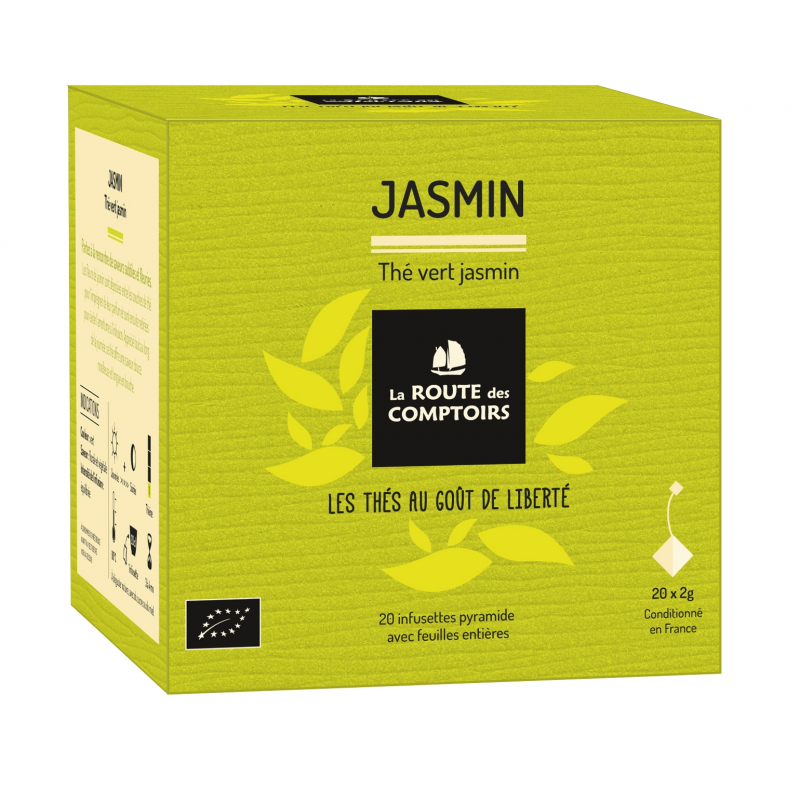 Thé vert Jasmin infusettes pyramide Thé vert Jasmin infusettes pyramide