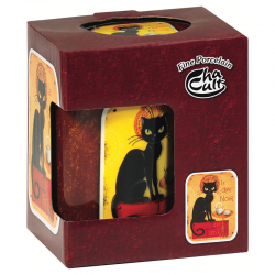 TISANIÈRE CHAT NOIR