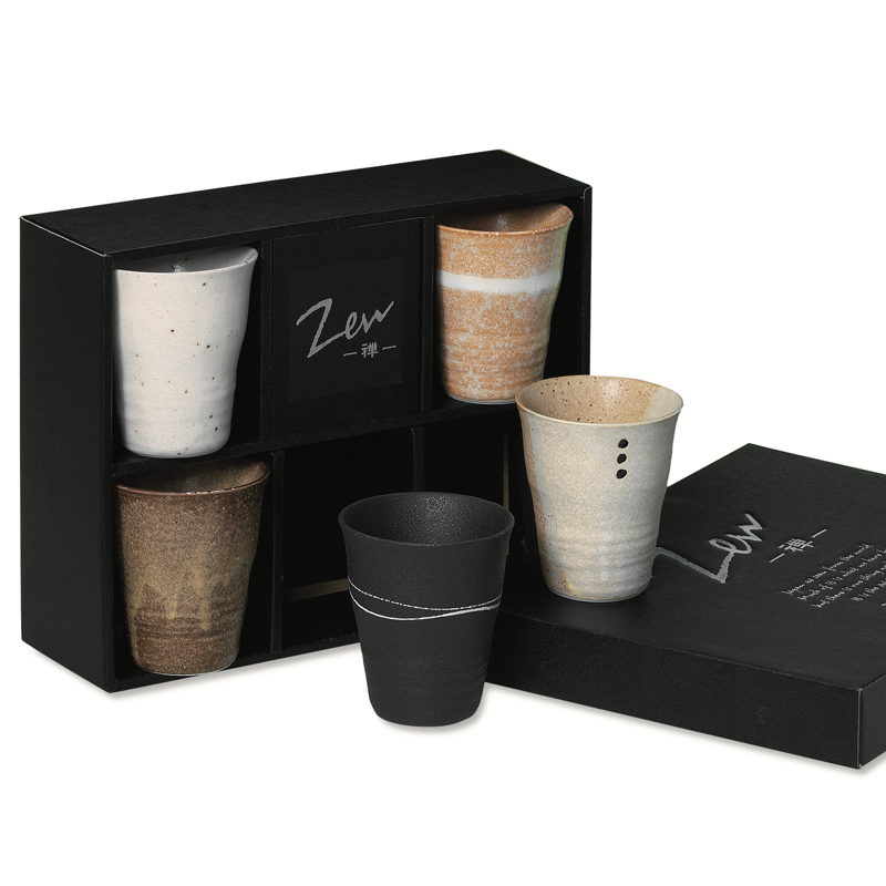 COFFRET 5 MUGS CERAMIQUE ZEN