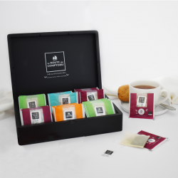 COFFRET BOIS - 48 INFUSETTES FRAÎCHEUR