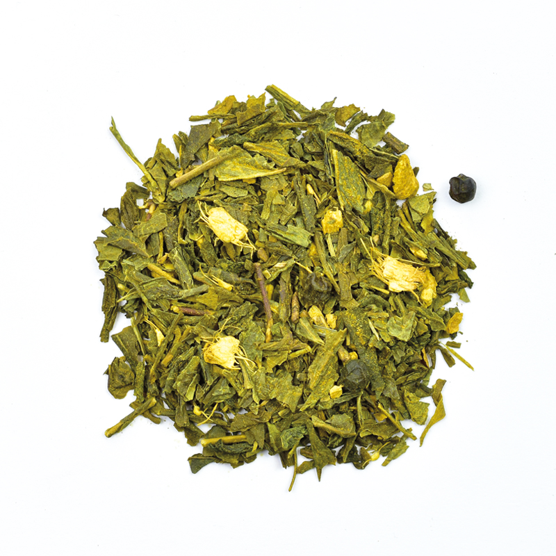 Thé vert Sencha et Gingembre en infusettes - Thé bio japonais